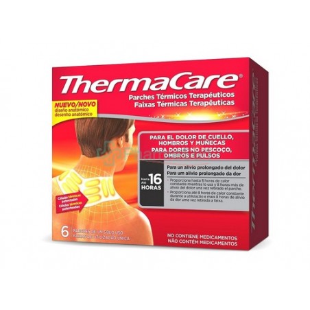 THERMACARE CuelloTHERMACARE zona cuello/hombros/muñecas 6 parches